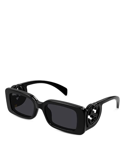 gucci rectangular sunglasses 573247|gucci unisex fashion 54mm sunglasses.